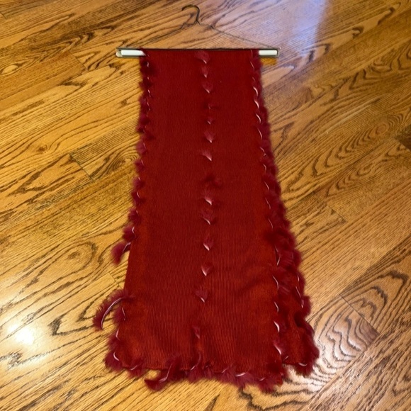 Woman’s Red Scarf - Picture 1 of 3